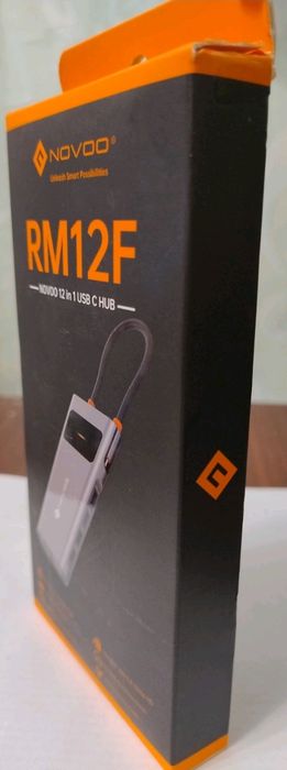 USB-C Хаб NOVOO RM12F 12-in-1 / Док-станція для ноутбука та смартфона
