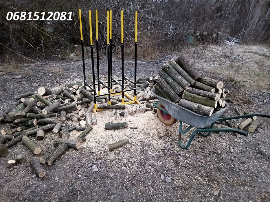 Тримач для різки дров. Станок до бензопили. Козел для дров. Бензоипила