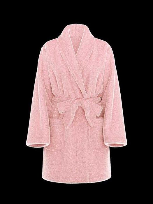 Рожевий плюшевий халатик від Vsctoria's Secret, розмір XL/XXL