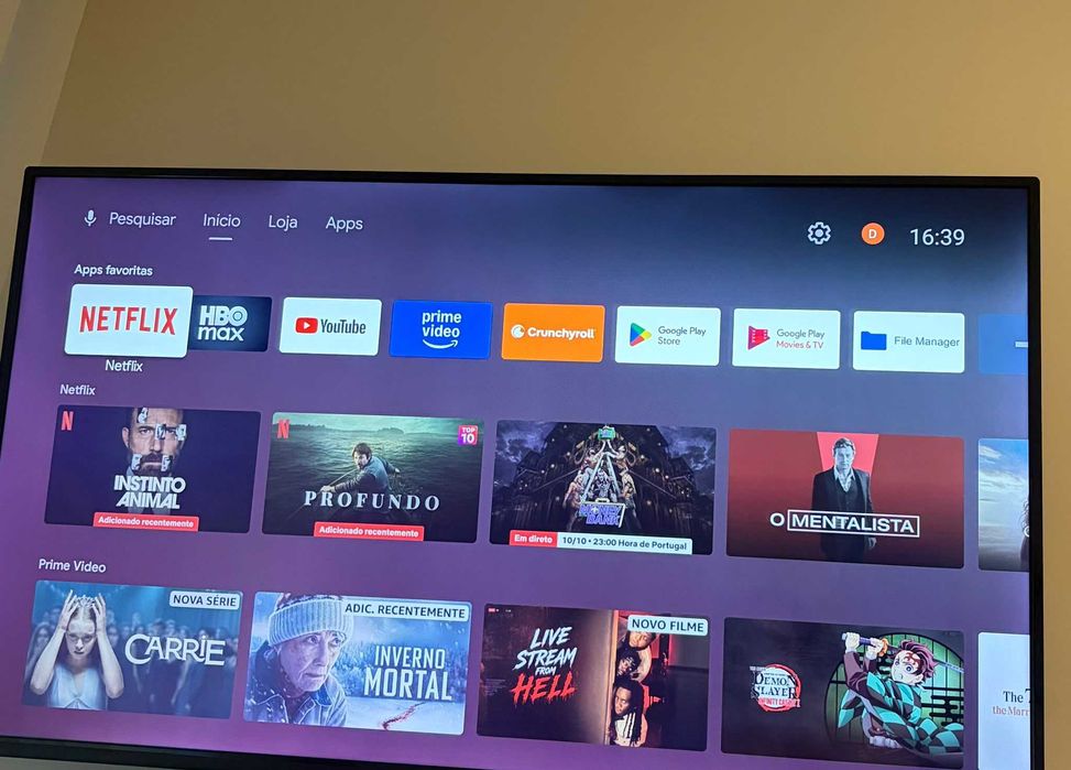 xiaomi mi box s (com caixa e todos os cabos) (hdmi, cabo rede, adaptador rede)