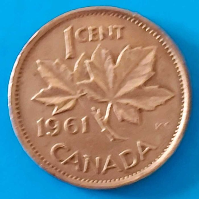 1 Centavo de 1961 do Canadá, Rainha Elizabeth II