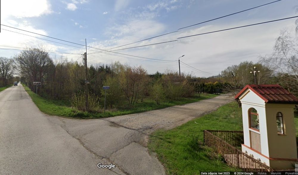 Działka narożna 1765 m² • WZ • media • Wiązowna k.Warszawy