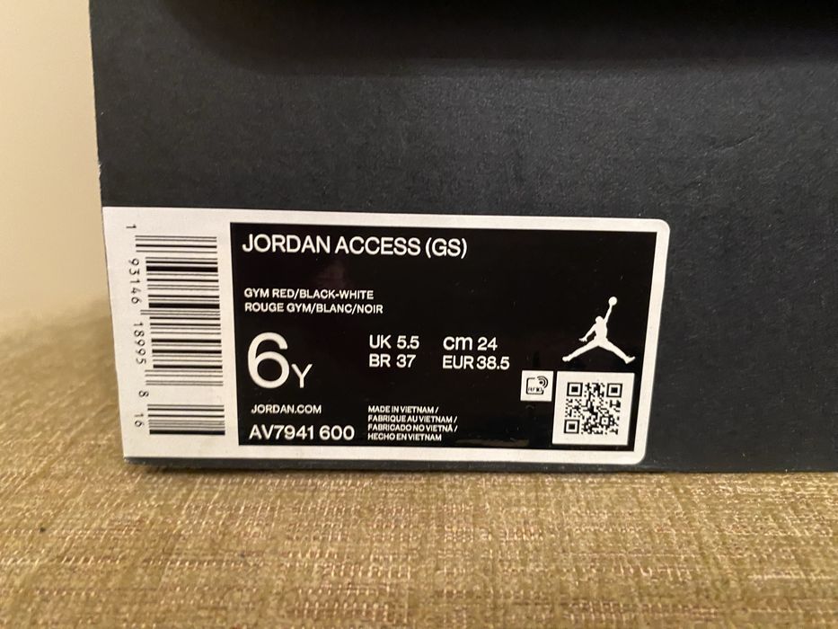 Buty Jordan Access, 100% oryginał, rozmiar 38,5.