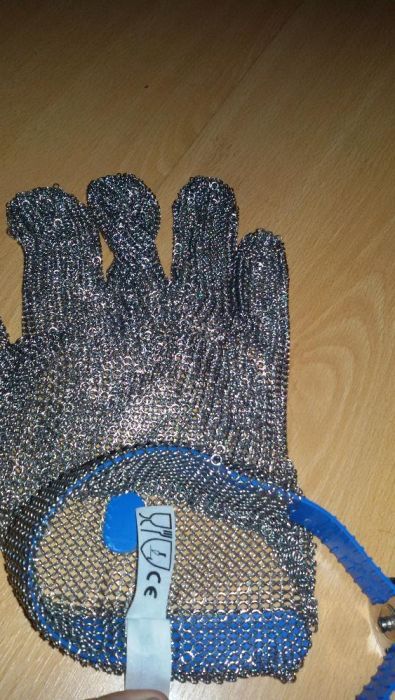 Luva para cortar carne