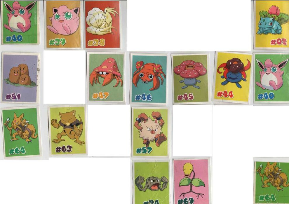 Naklejki Pokemon Chipita Chipicao
