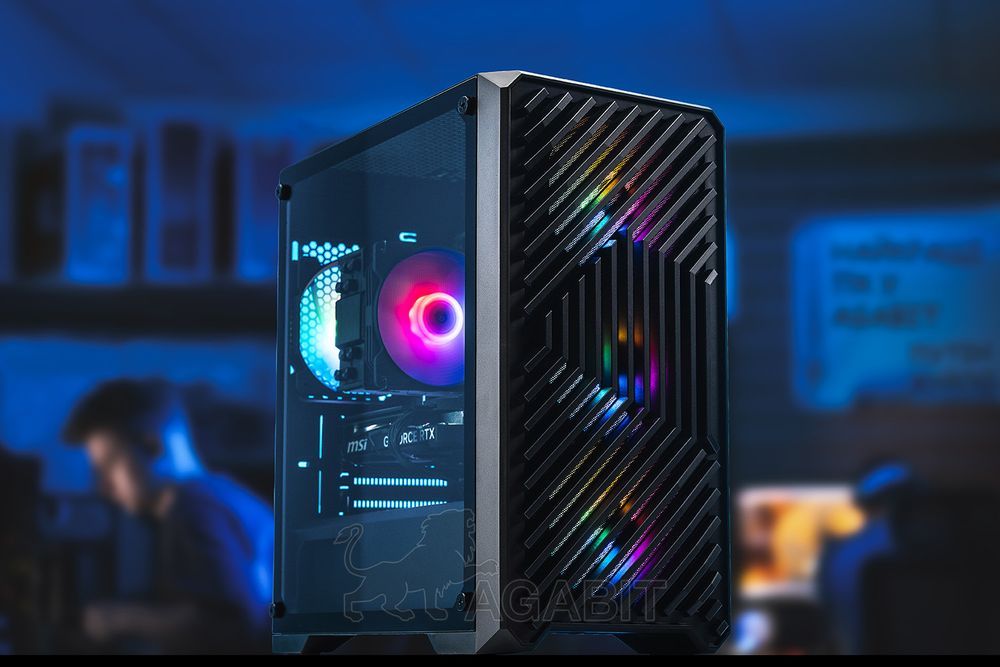 Обсидіан v2! RTX 5060 Ti 16GB+i5-14400F+DDR4 32GB+M.2 SSD 500GB –  Ігровий комп'ютер ПК для ігор геймерський игровой компьютер