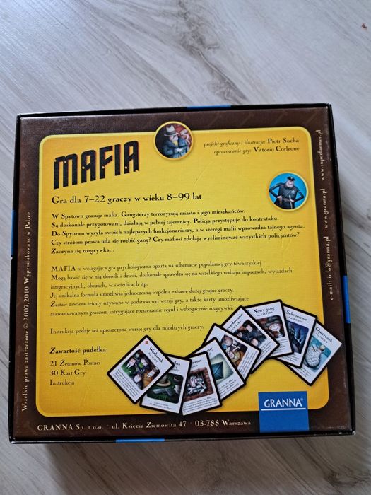 Gra MAFIA stan bdb