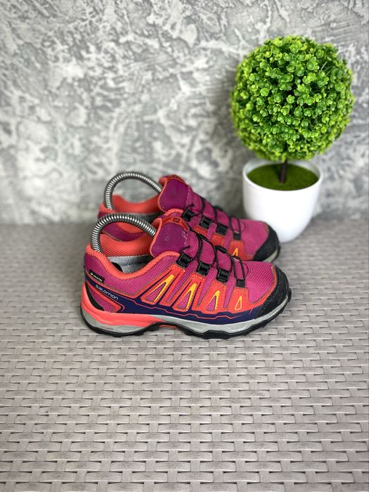 Salomon gore-tex кроссовки полуботинки 31 размер детские трекинговые