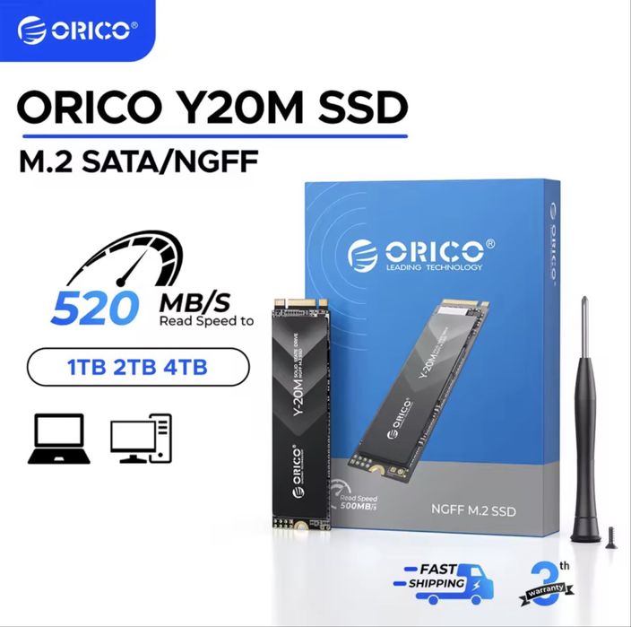 SSD-накопичувач Orico Bestos 128,256  m2 Sata 500MB/S