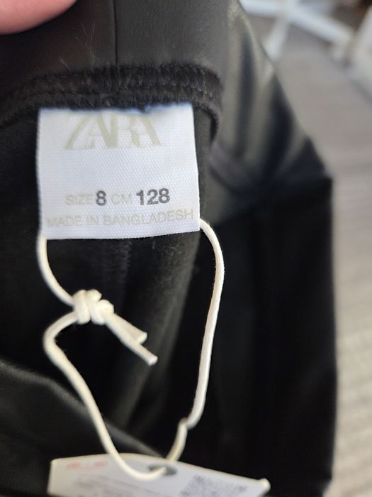 Шкіряні штани Zara 128см