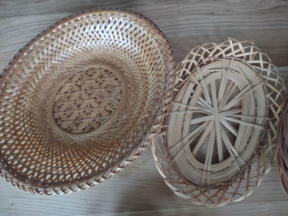 Koszyki 3 koszyczki wiklinowe na chleb