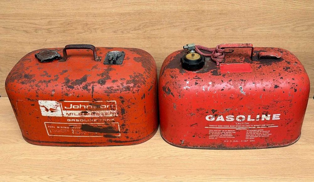 Depositos de combustível portátil de metal de 25 litros para motores fora de bordo,