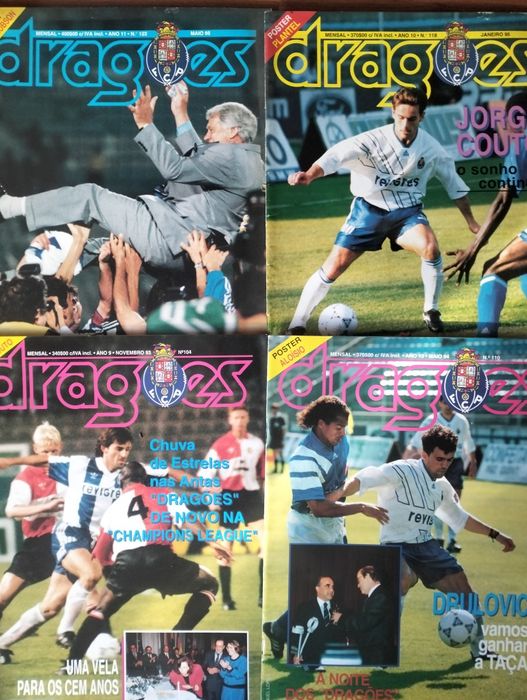 Antigas Revistas Dragões FC Porto