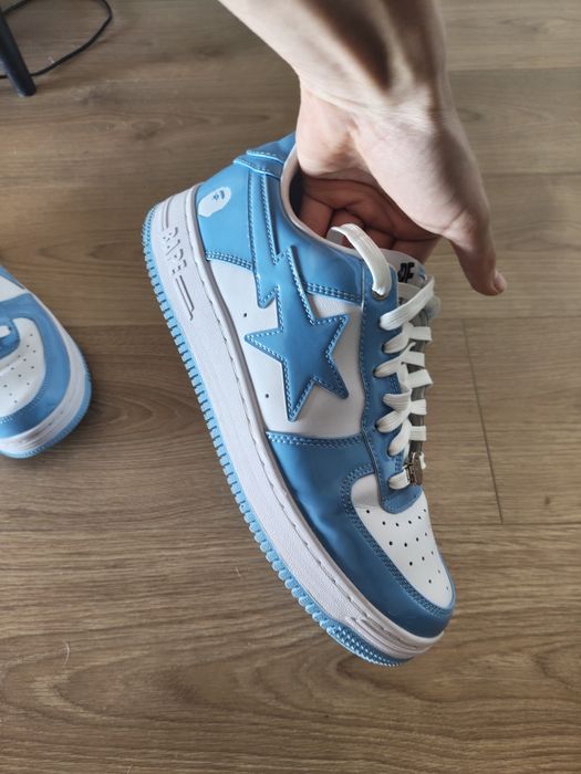 Bape Sta Patent leather blue white
