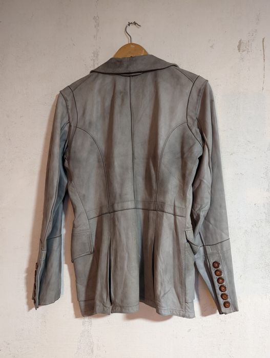 кожаный пиджак Isaac Sellam experience