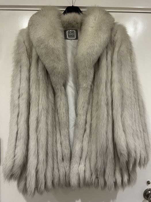 Casaco pelo raposa tamanho 42