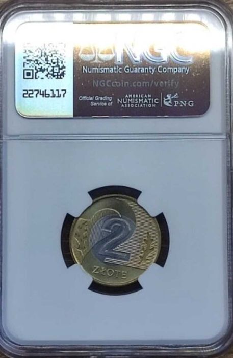2 złote 1994 ngc ms67 rarytas