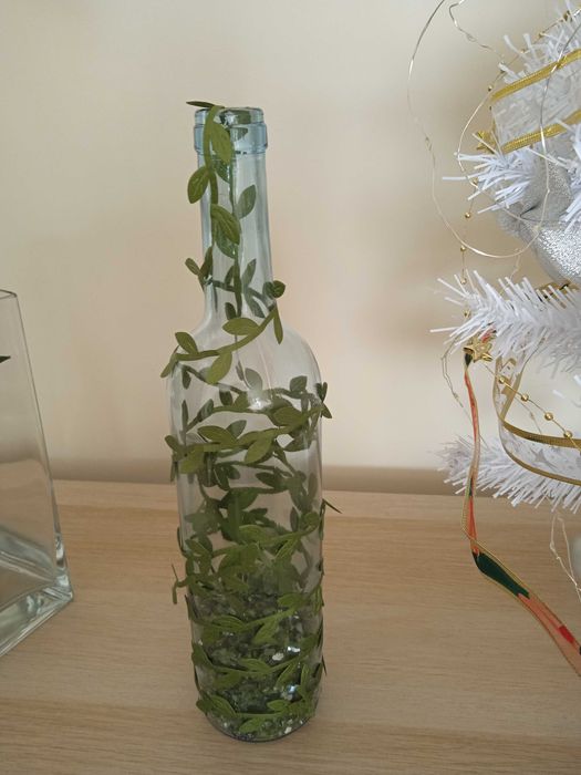 Garrafa decorada sortidas com  e sem Led