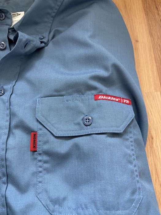 Koszula dickies niebieska damska meska oversize fire resistant