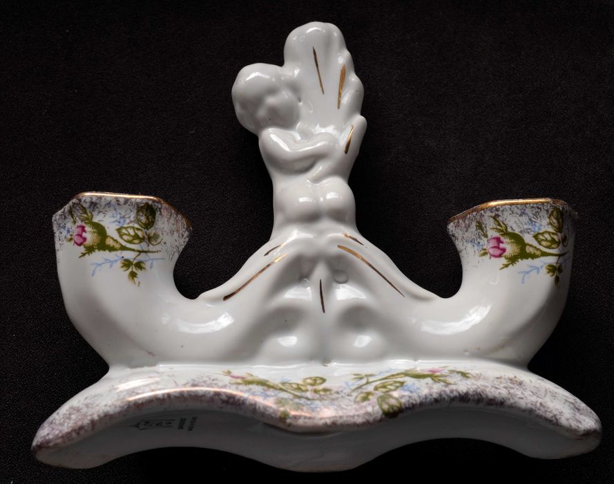 Chodzież Porcelain świecznik polski