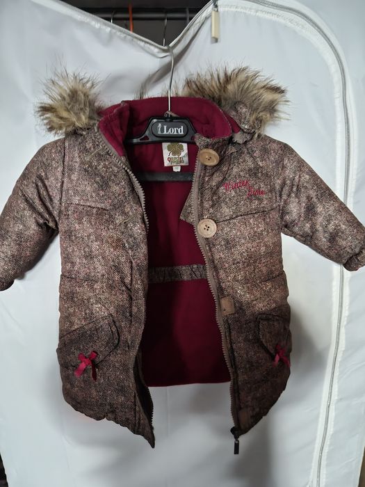 Zima Kurtka plaszczyk r.80