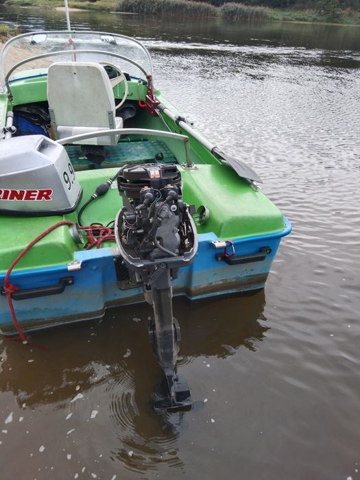 Lódka wędkarska 3.30 m +silnik 9.9 KM dwusuw stopa S