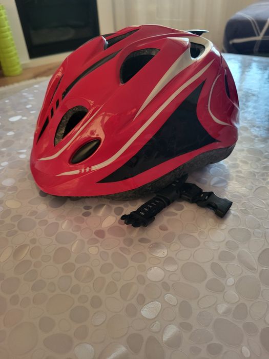 Велосипедний дитячий захисний шолом Sports Helmet розмір S-M Червоний