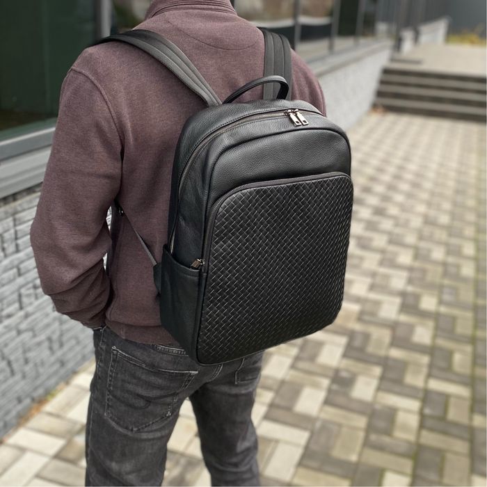 Чоловічий рюкзак натуральна шкіра портфель стильний TimberPack