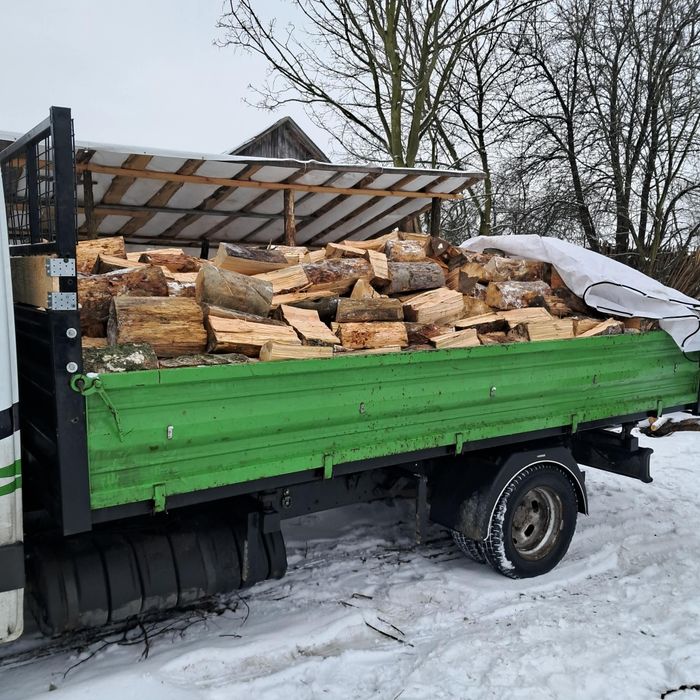 Drzewo opałowe sosna dąb brzoza olcha z transportem Stromiec Białobrze