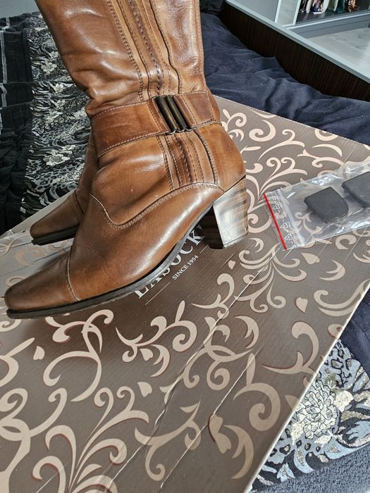 Kozaki  skórzane Lasocki rozm,38