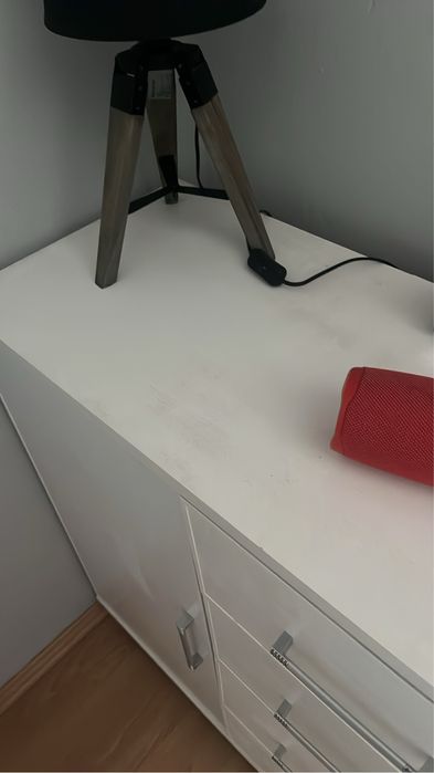 Komoda biala Szuflady