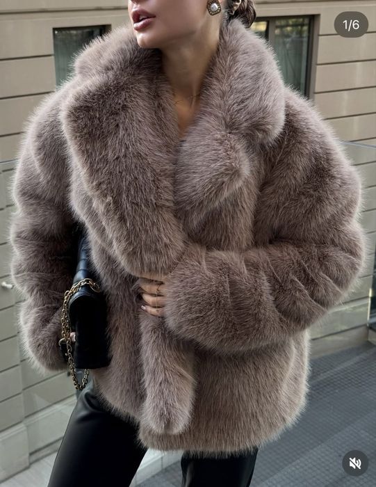 Шуба искусственная ,шубка ,эко мех ,куртка,шуба zara