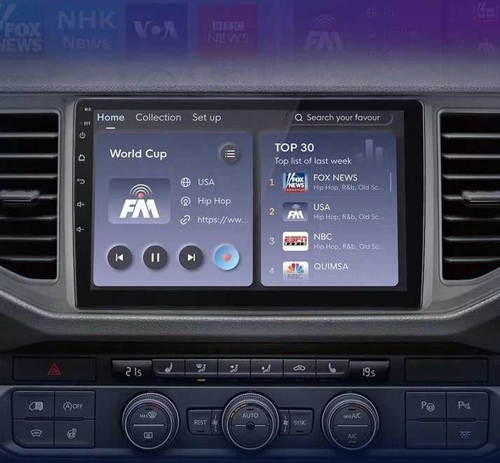 Volkswagen Crafter 2017-2021 – Radio Android 15 10" CarPlay Android Auto GPS Nawigacja Stacja Multimedialna WiFi Bluetooth PL 1GB/32GB