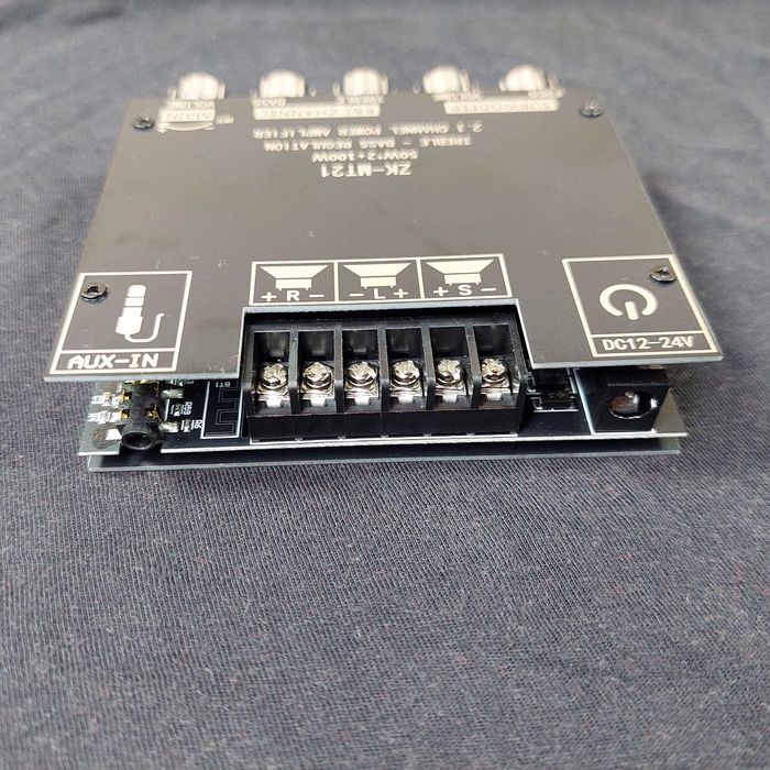 Усилитель мощности звука 2.1 канала 200 Вт сабвуфер (аудіо підсилювач)