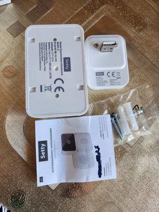 Bezprzewodowy wideodzwonek , kamera, nocne widzenie , WiFi