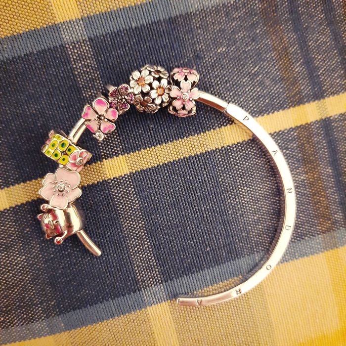 CHARMS, Clips-travão e Muranos, todos em prata S925