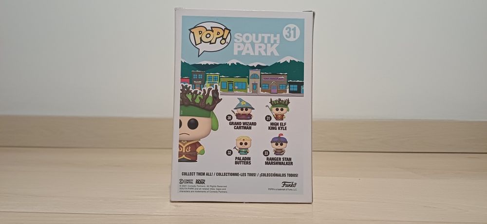Funko pop do personagem high elf king kyle do south  park