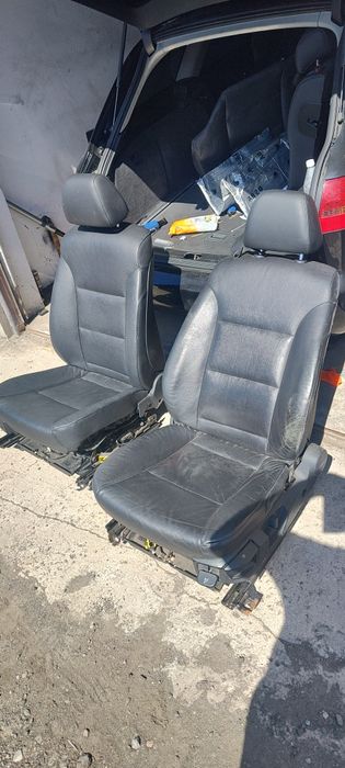 Fotele BMW  E61 skóra grzane