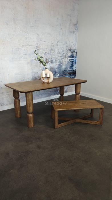 Stoły dębowe stoliki regały szafki RTV lite drewno na wymiar