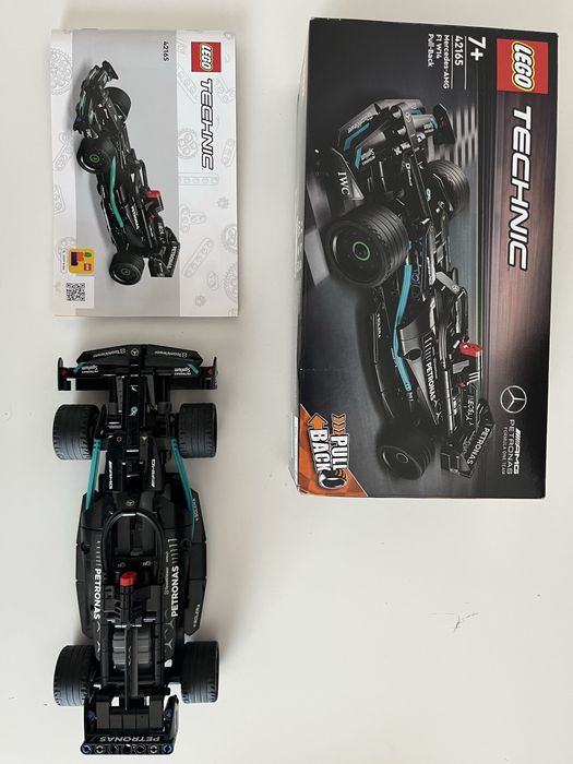 LEGO Technic 42165 Mercedes-AMG F1 W14 Pull-Back – komplet, stan bardzo dobry