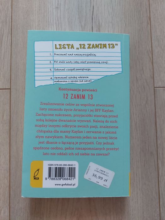 Książka "12 zanim 13"