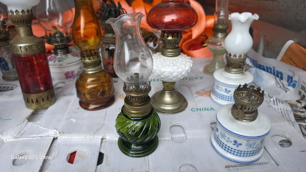 Lampy naftowe zabytkowe