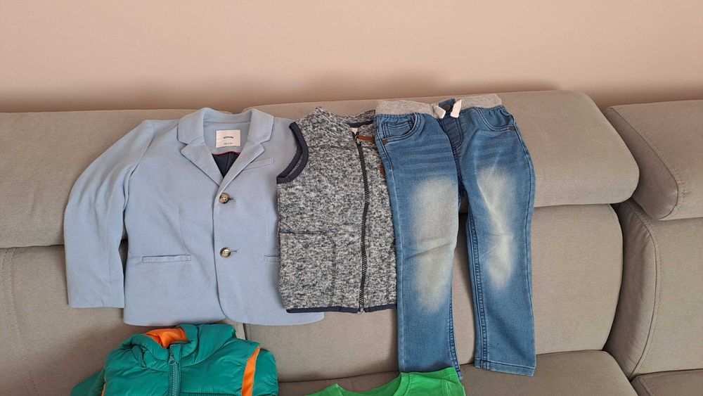 zestaw ubranek dla chłopca 98