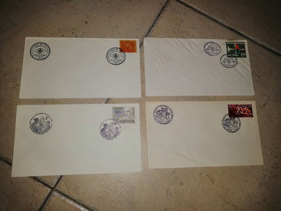 Envelopes antigos CTT Escutismo