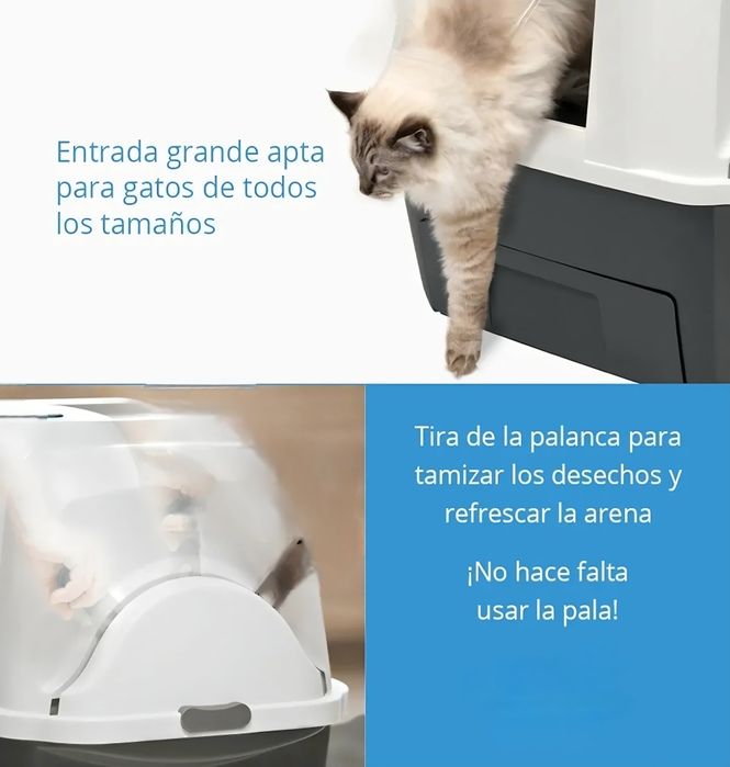 WC para animals Bandeja sanitária automática