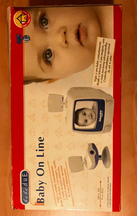 Monitor com câmera para vídeo vigilância de bebé da BEBEDUE