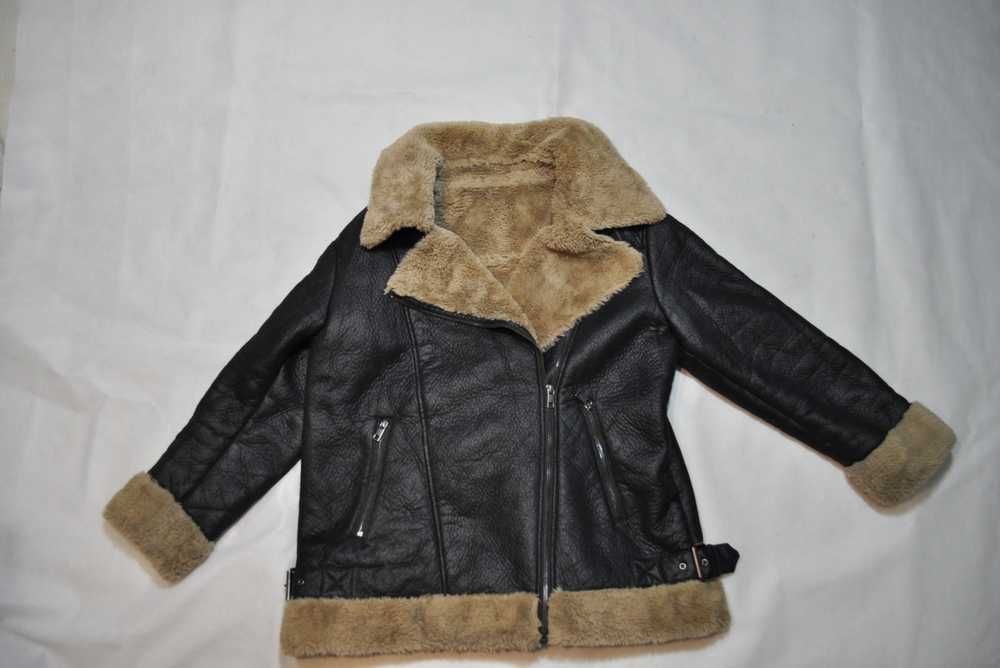 Marks&Spencer M&S XL damska kurtka kożuszek ramoneska  i16v