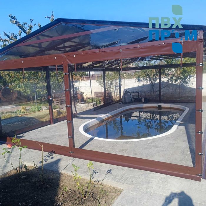 М'які вікна / штори ПВХ для терас, альтанок / Тенти ПВХ для авто