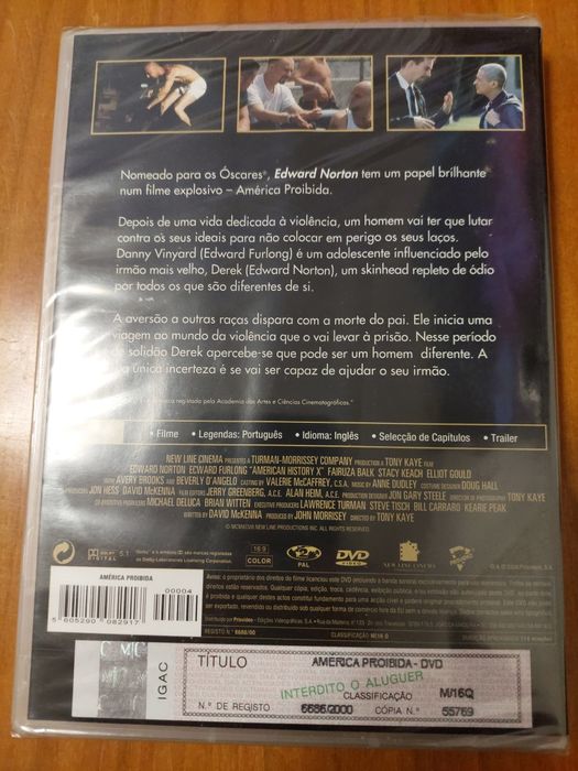 Dvd - América Proibida NOVO SELADO