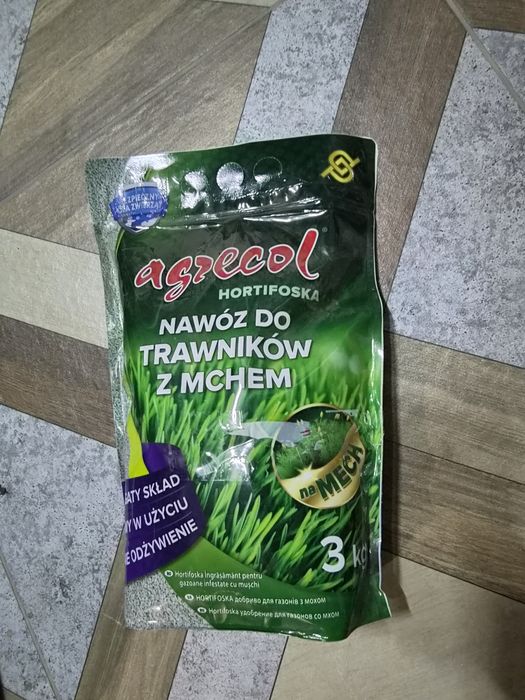 Nawóz 3kg agrecol do trawy z mchem